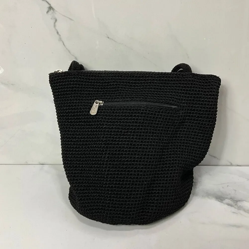 THE SAK Woven Hobo Bucket Bag Purse